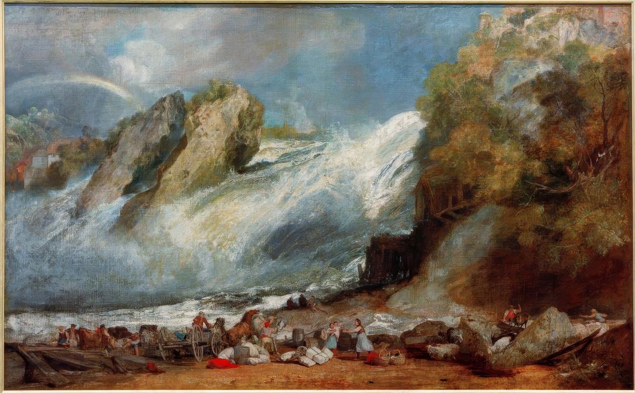 Rhinens fall ved Schaffhausen av Joseph Mallord William Turner