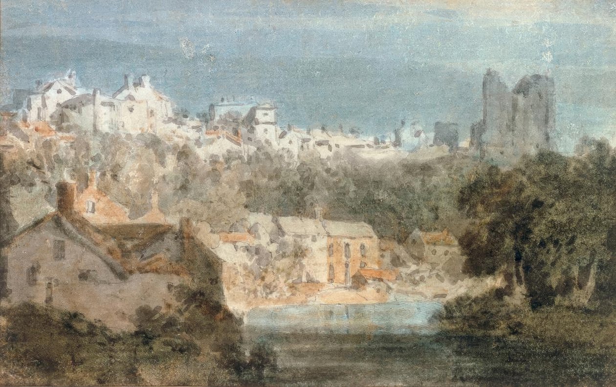 Knaresborough Castle, Yorkshire av Joseph Mallord William Turner