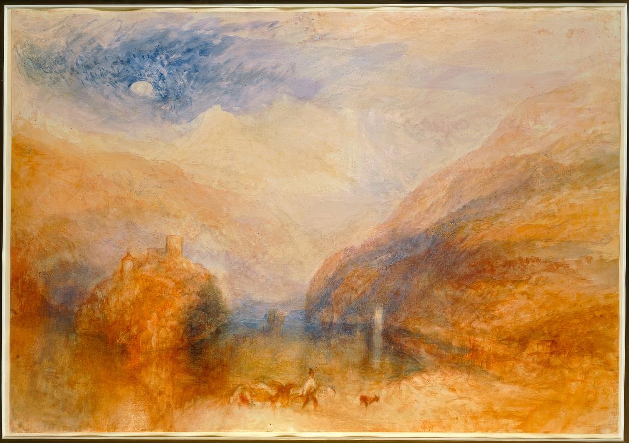 Brienzsjøen av Joseph Mallord William Turner