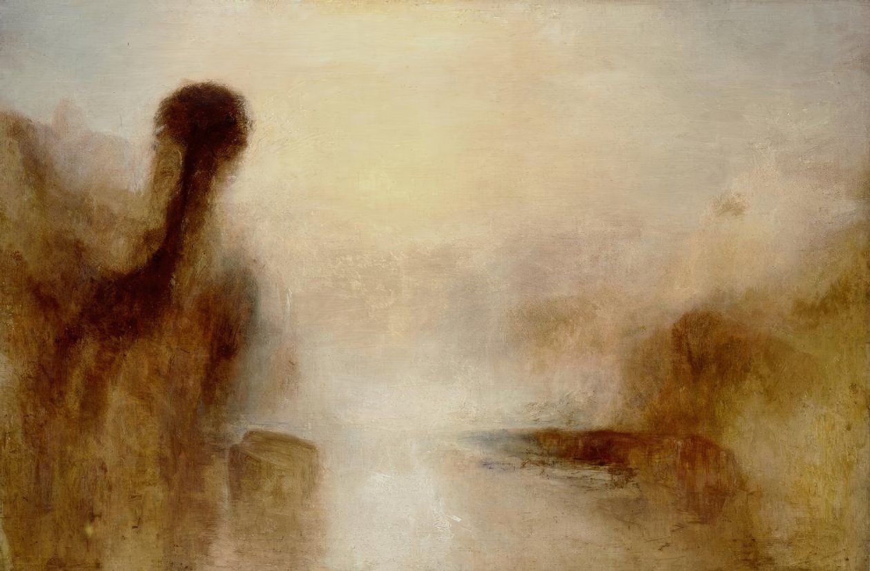 Landskap med vann av Joseph Mallord William Turner