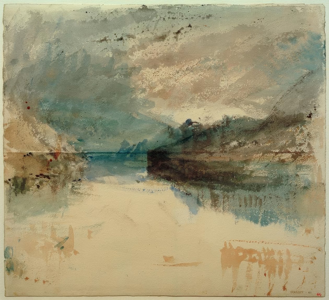 Luzern av Joseph Mallord William Turner