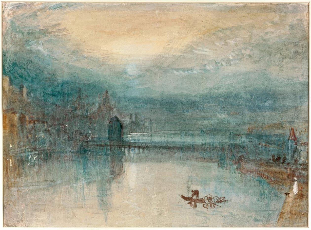 Lucerne av Moonlight av Joseph Mallord William Turner