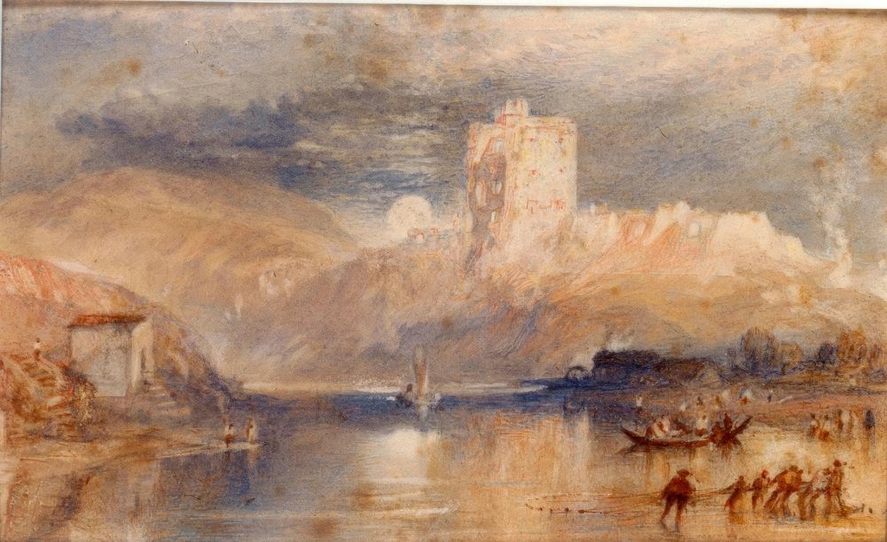 Norham Castle – Måneoppgang av Joseph Mallord William Turner