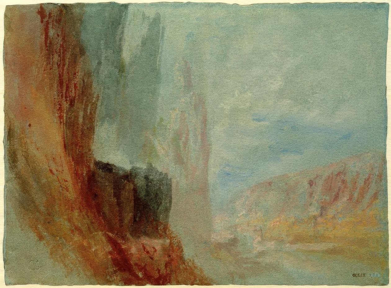 Steiner på Maas av Joseph Mallord William Turner