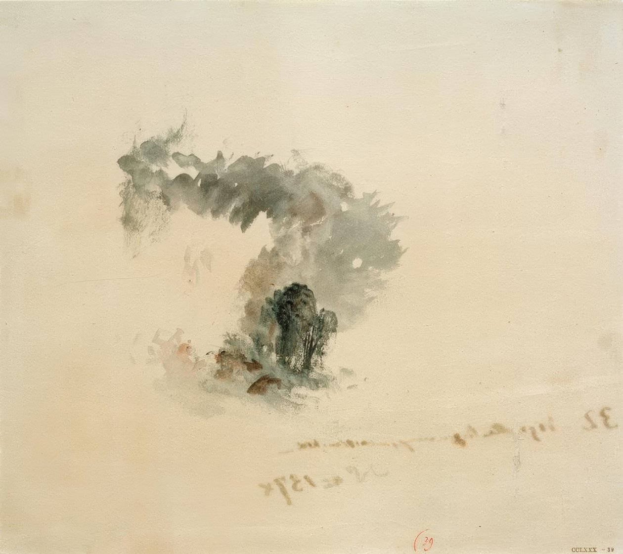 Sea, Trees, Figures (?, for Campbell