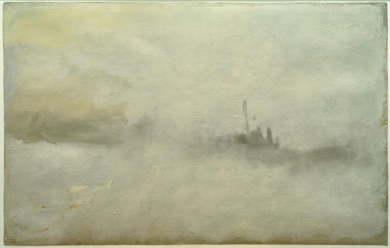 Skip i en storm(?) av Joseph Mallord William Turner