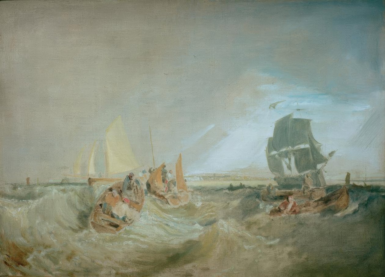 Frakt ved Themsens munning av Joseph Mallord William Turner