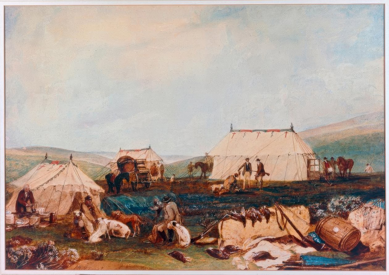 Skytefest på myrer av Joseph Mallord William Turner