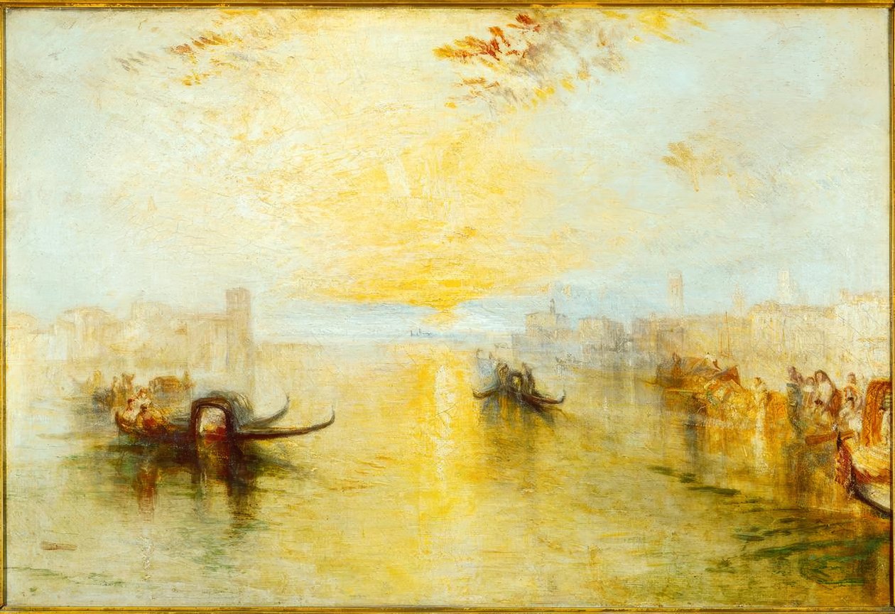 St. Benedetto, ser mot Fusina av Joseph Mallord William Turner