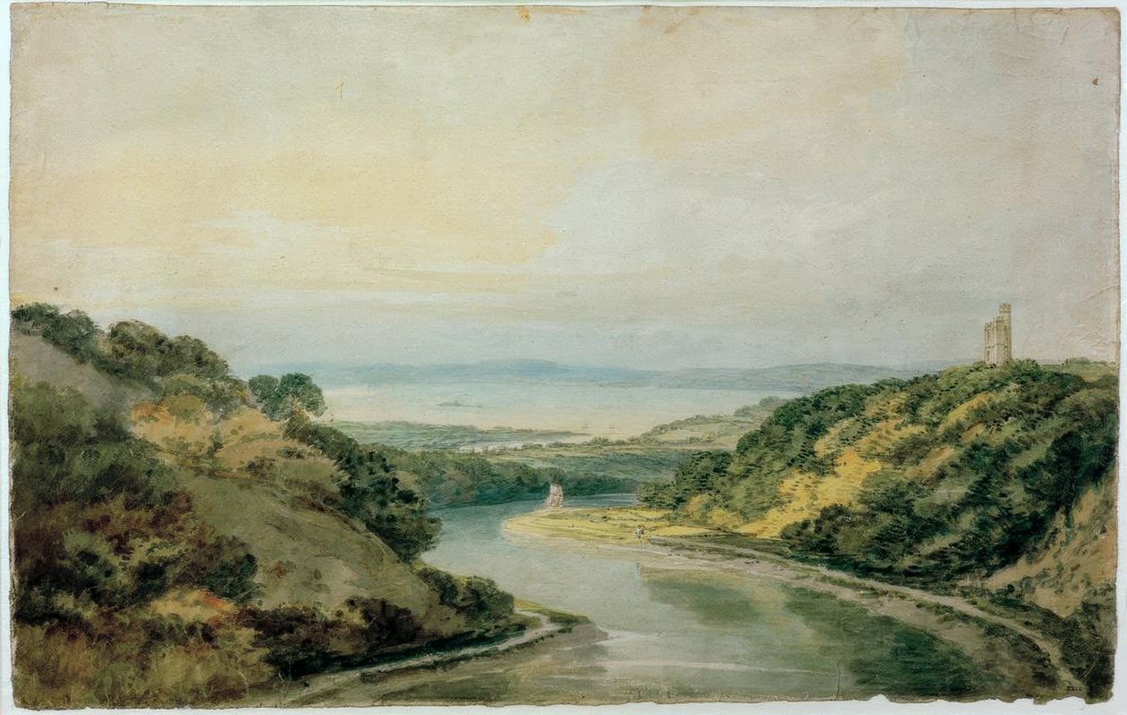 Avon Gorge ser mot Bristol Channel, med Cooks Folly av Joseph Mallord William Turner