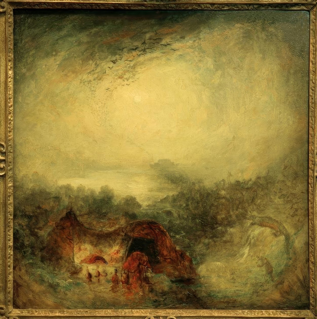 Syndflodens kveld av Joseph Mallord William Turner