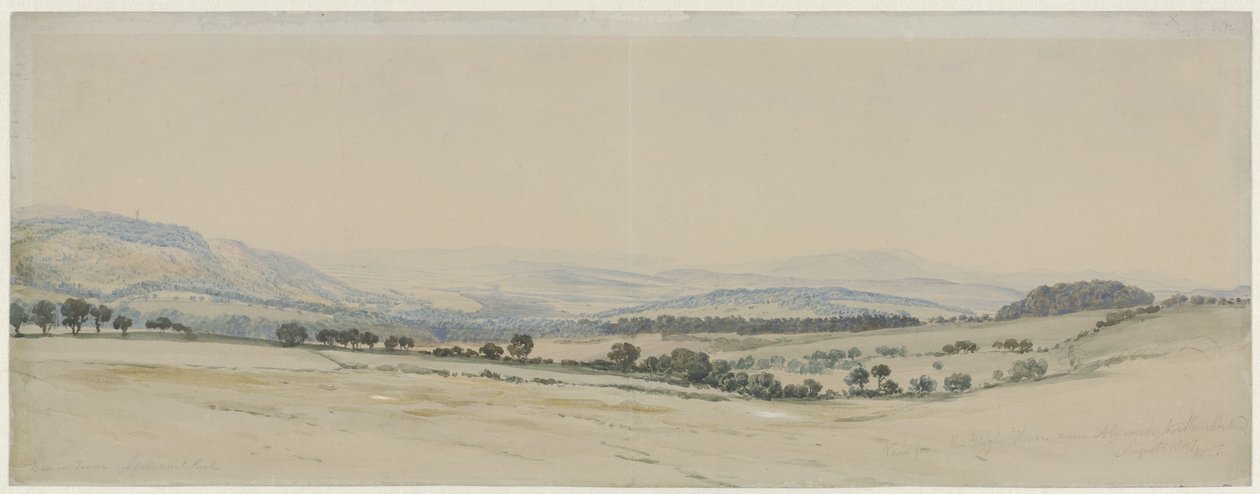 Hill Country i Northumberland av William Turner of Oxford