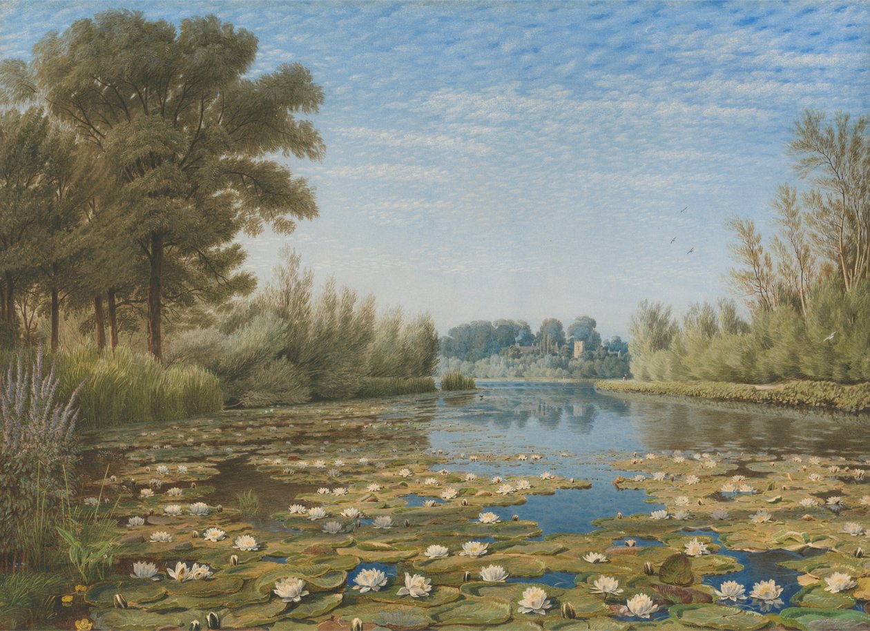 Scene nær Shipton on Cherwell, Oxfordshire av William Turner of Oxford