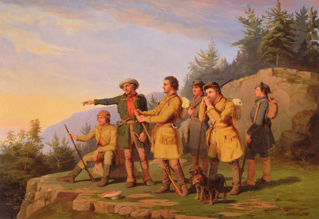 Boones første syn på Kentucky, 1849 av William Tylee Ranney