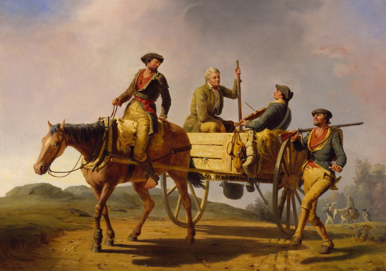 Veteraner fra 1776 vender tilbake fra krigen av William Tylee Ranney