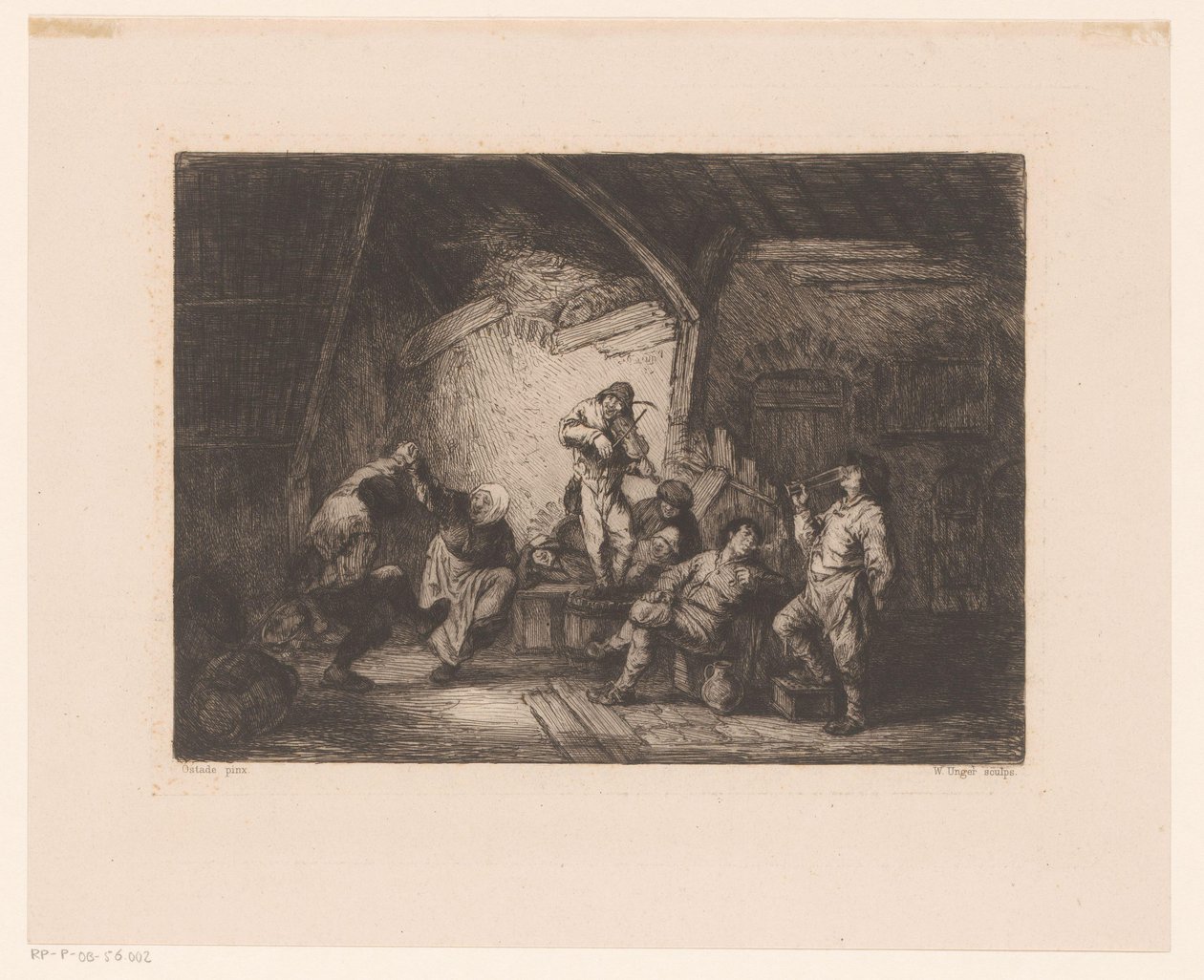 dansende par av William Unger