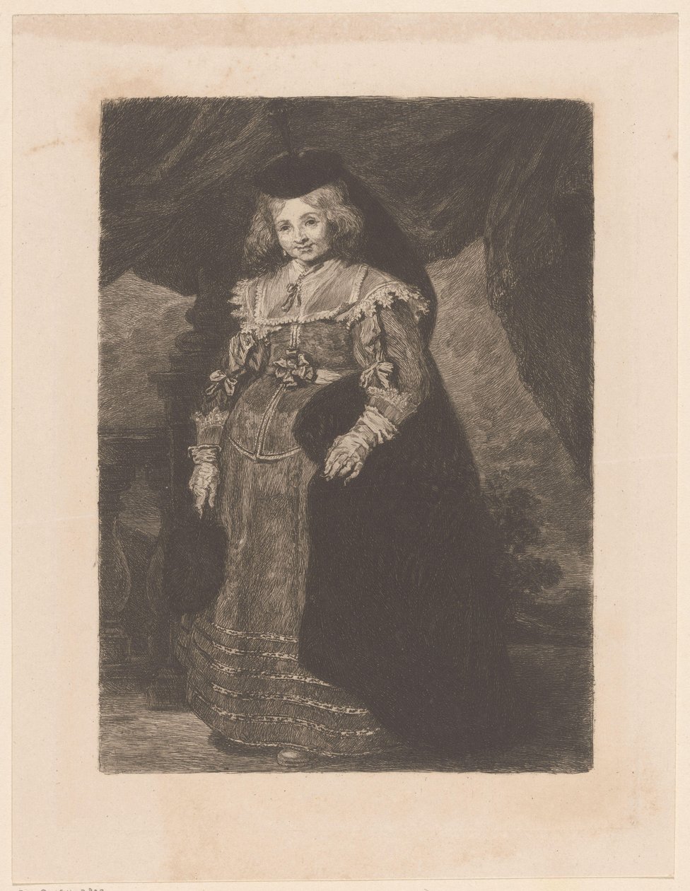 Portrett van Emerentia van Beresteyn av William Unger