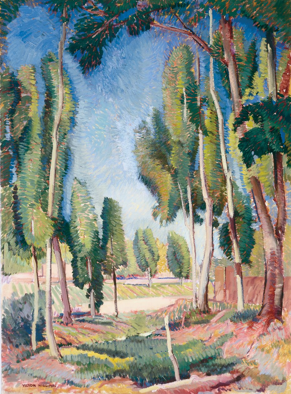 Popler og Young Fields av William Victor Higgins