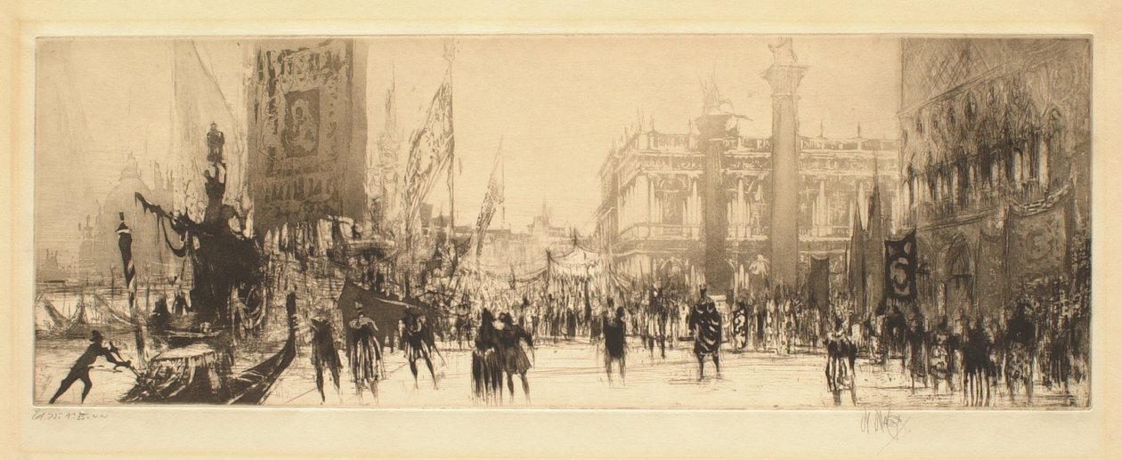 En venetiansk festival av William Walcot