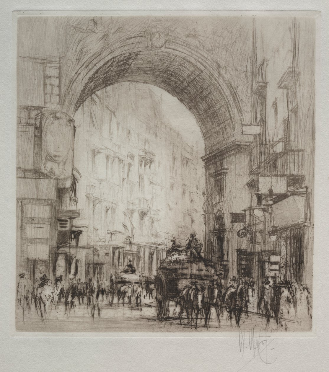 San Carlo Arch, Napoli av William Walcot