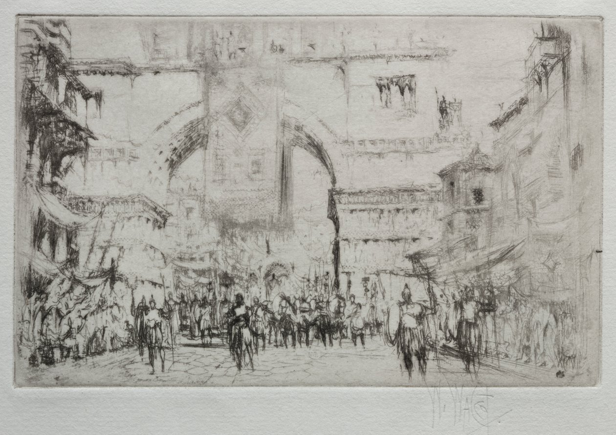 Hadrian kommer inn i Salonica av William Walcot