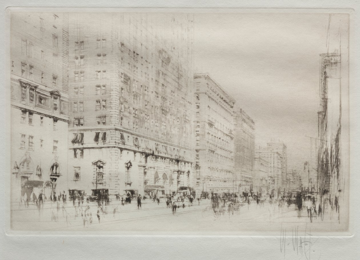 Park Avenue, New York av William Walcot