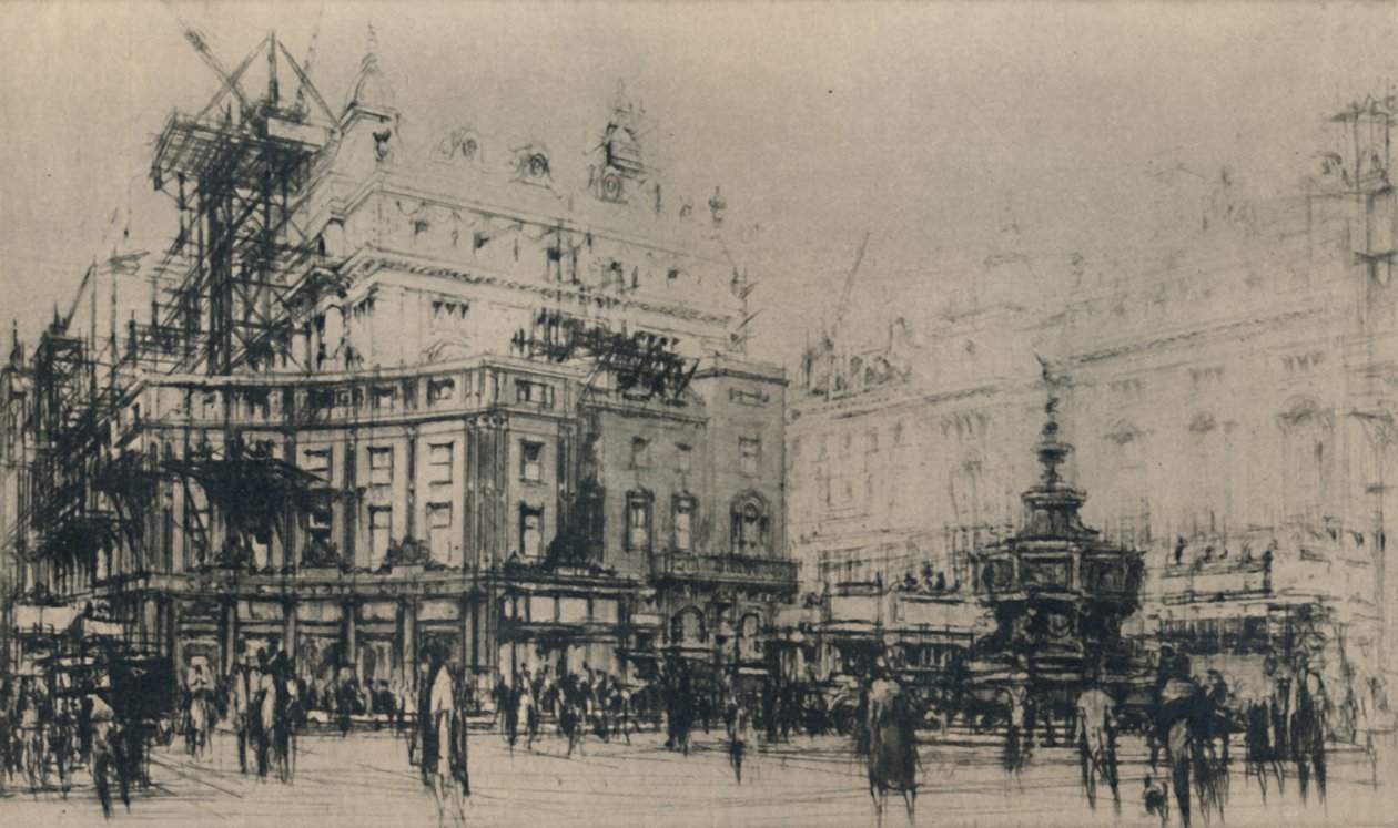 Piccadilly Circus, 1927. av William Walcot