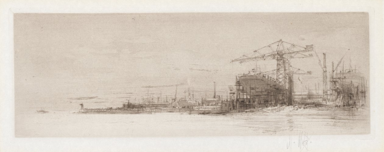 The Clyde fra serien The Arteries of Great Britain av William Walcot