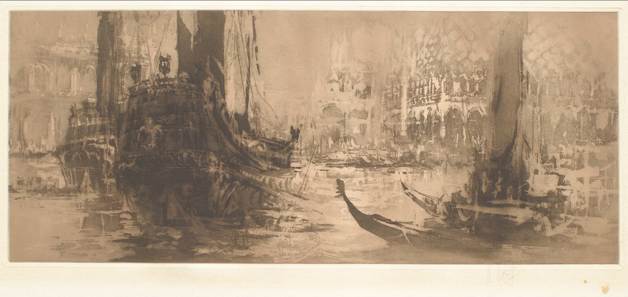 Venezia i det attende århundre, fest av William Walcot