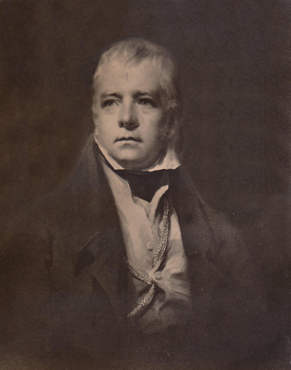 Sir Walter Scott , skotsk romanforfatter og poet, c1826 1894 av William Walker