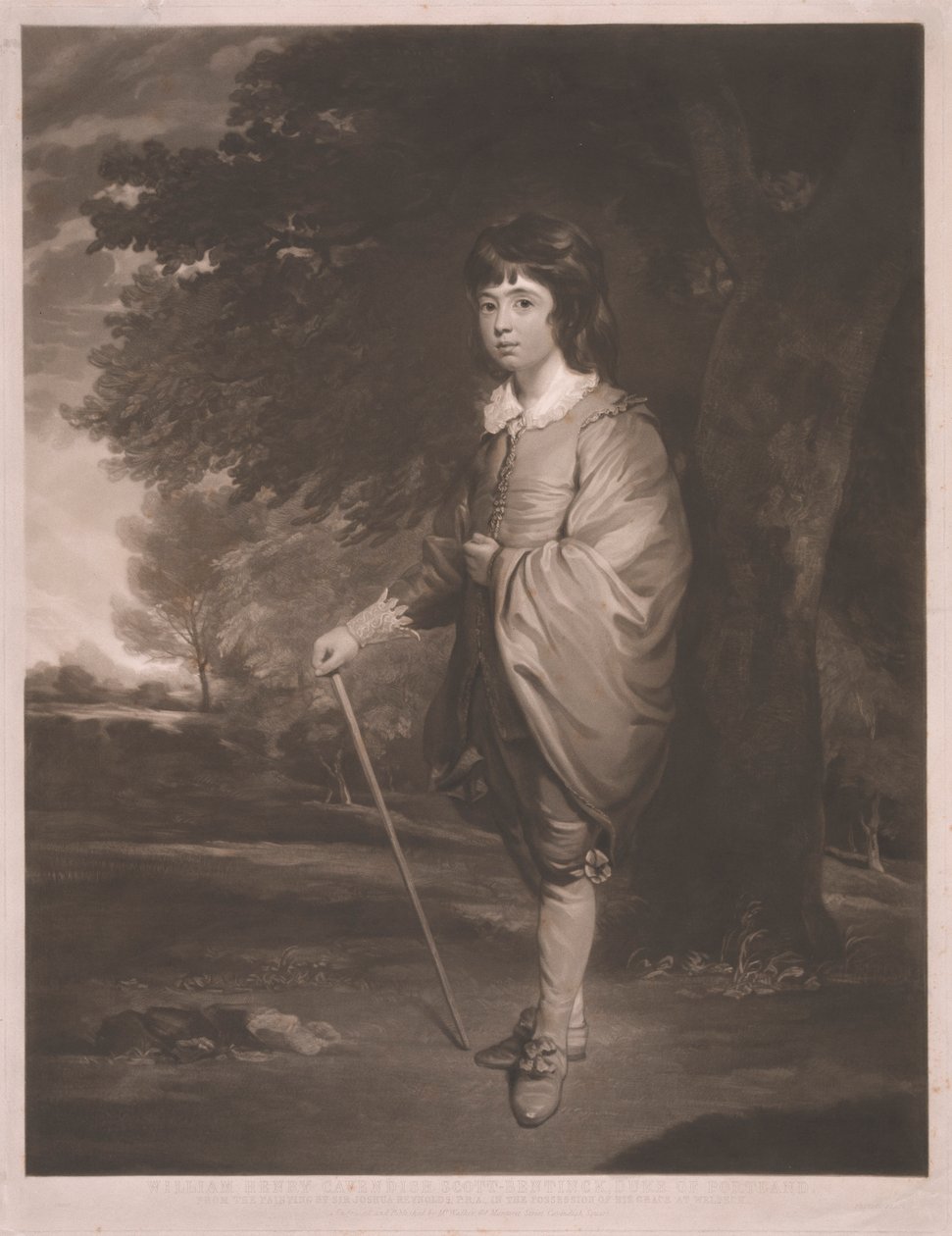 William Henry Cavendish Scott-Bentinck, hertugen av Portland, da Marquess of Titchfield av William Walker
