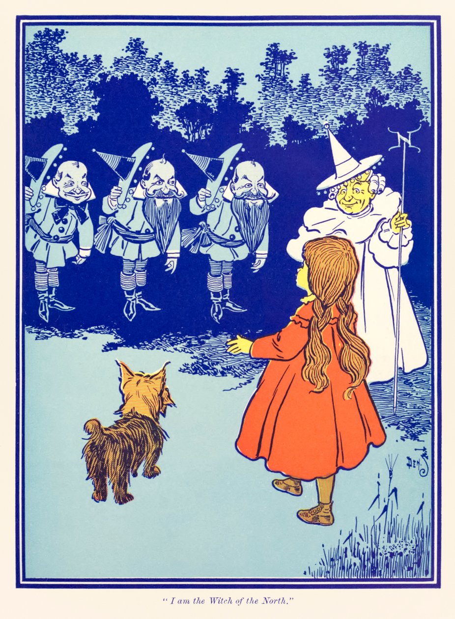 I am the Witch of the North fra The Wonderful Wizard of Oz av L. Frank Baum av William Wallace Denslow