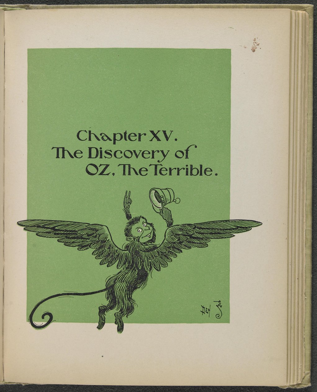 Illustrasjon fra «Den fantastiske trollmannen fra Oz» av Lyman Frank Baum av William Wallace Denslow