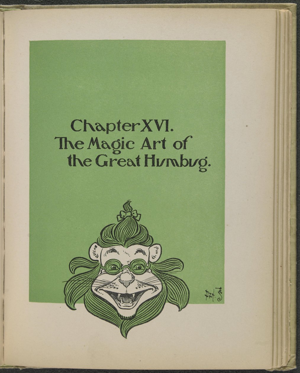 Illustrasjon fra «Den fantastiske trollmannen fra Oz» av Lyman Frank Baum av William Wallace Denslow
