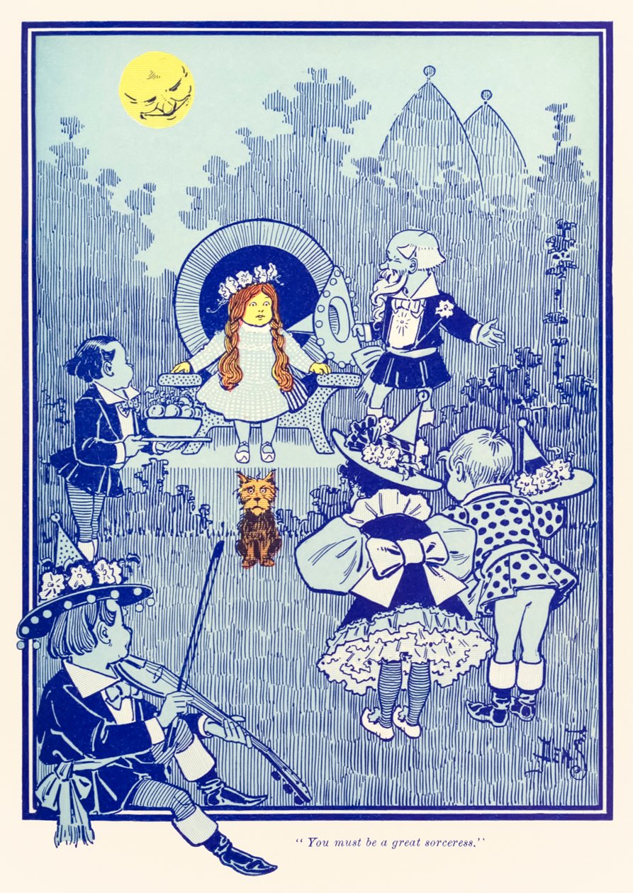 ?Du må være en stor trollkvinne.? fra ?The Wonderful Wizard of Oz? av L. Frank Baum av William Wallace Denslow