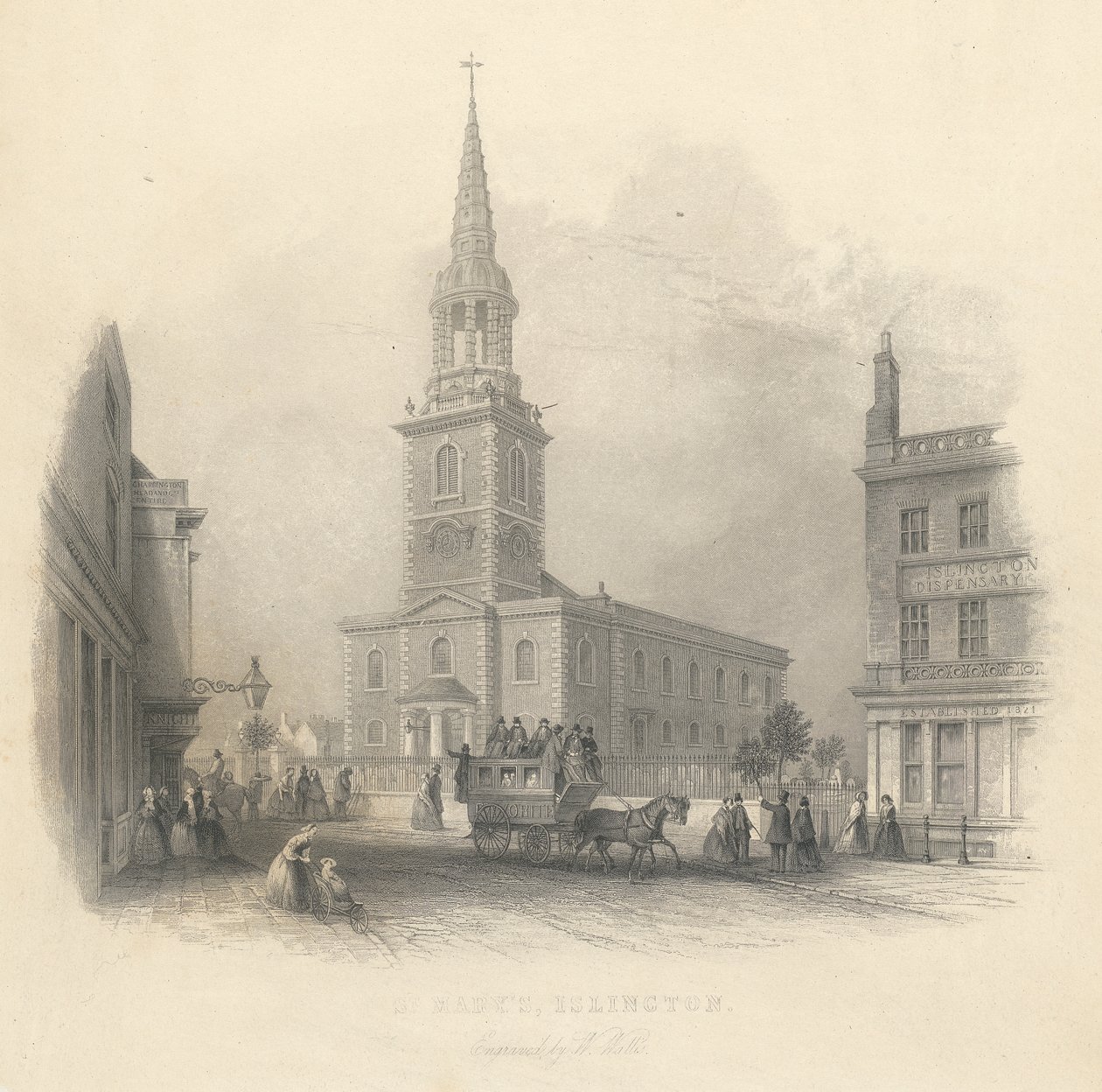 St. Mary's, Islington av William Wallis