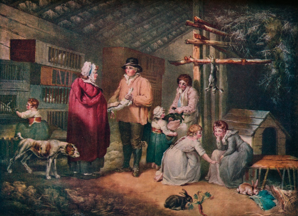 Selger kaniner, 1796, 1919 av William Ward