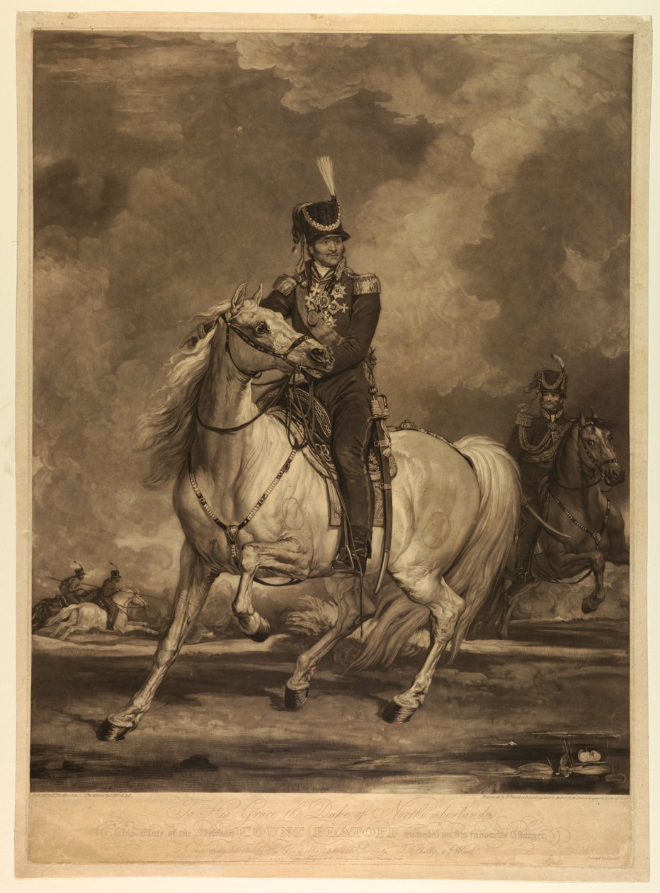 Hetman-greven Platoff montert på sin favorittlader av William Ward