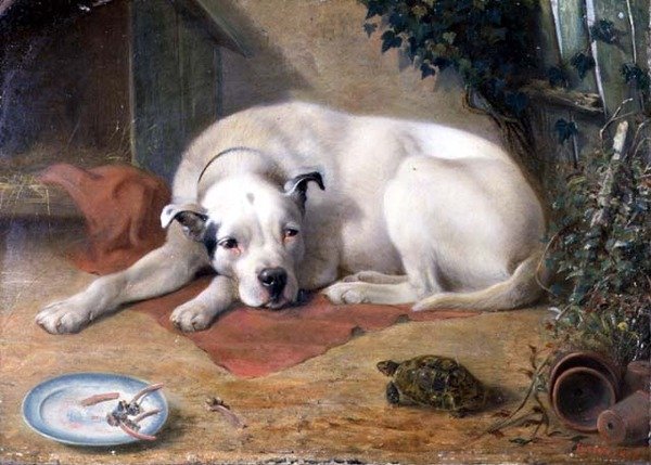 En besøkende (styre) av William Weekes