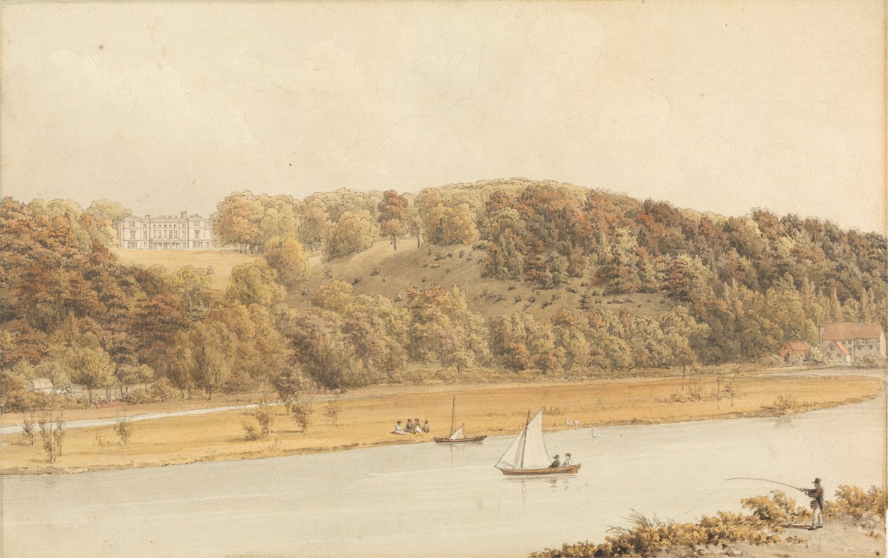 Park Place, Henley on Thames av William Westall