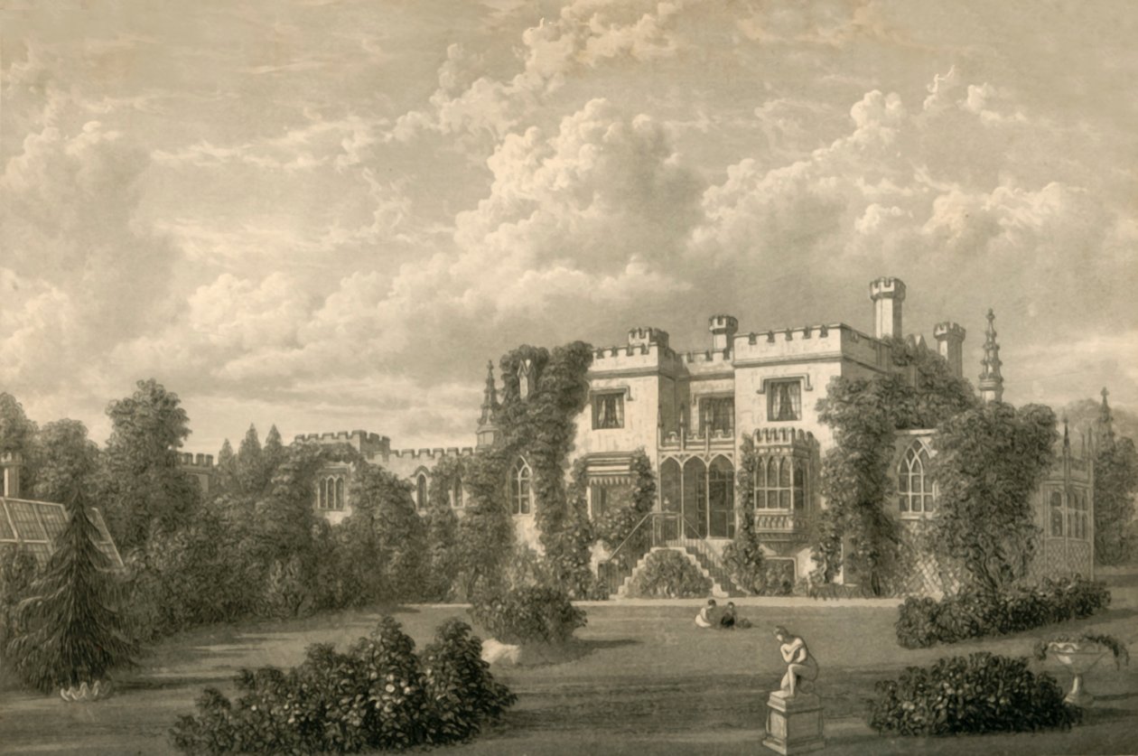 Saxonbury Lodge, 1835. av William Westall