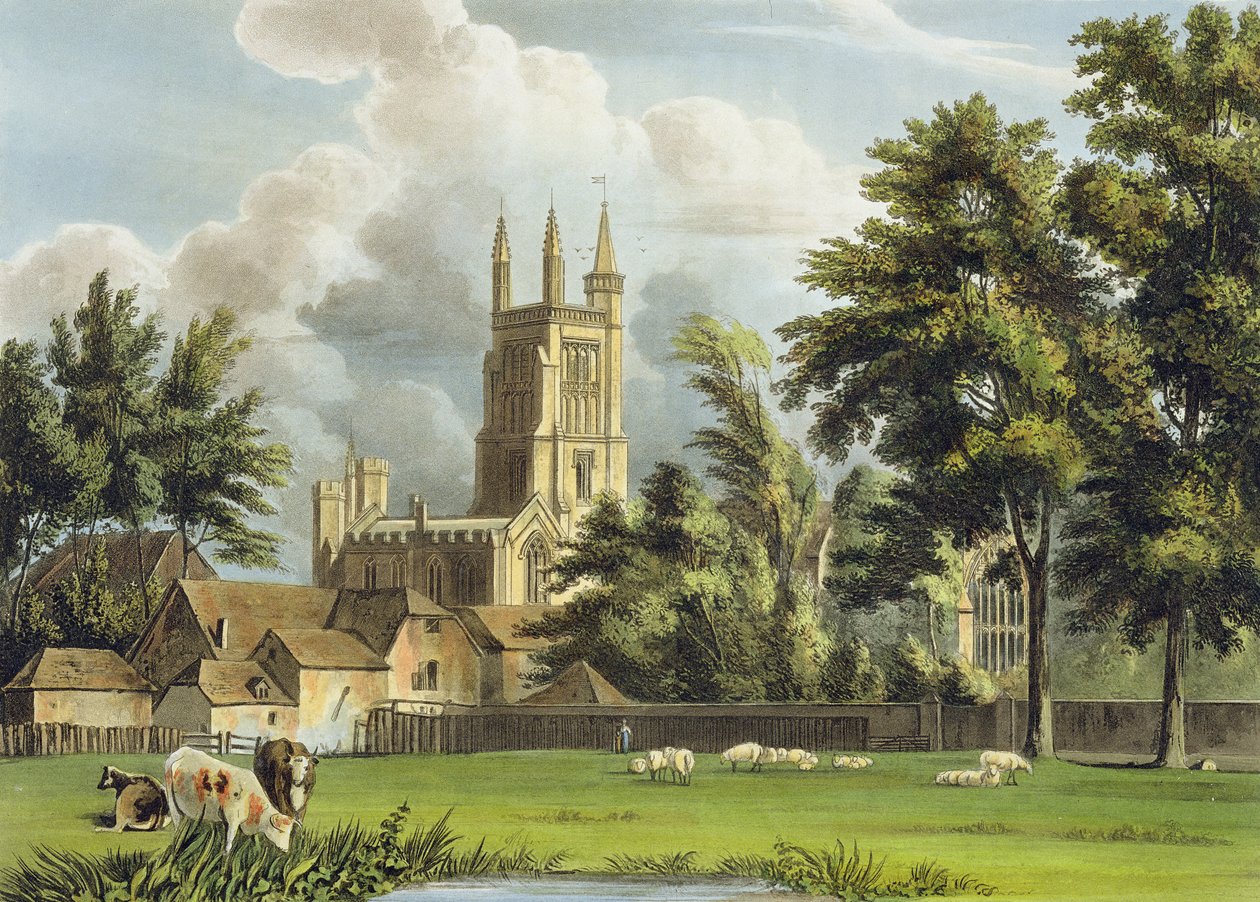 Winchester College fra Meadow, fra 