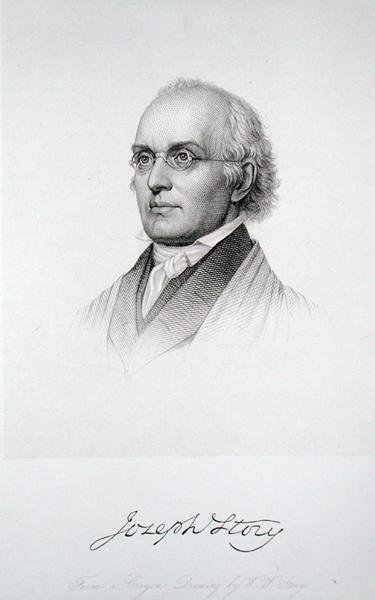 Joseph Story (gravering) av William Wetmore (after) Story