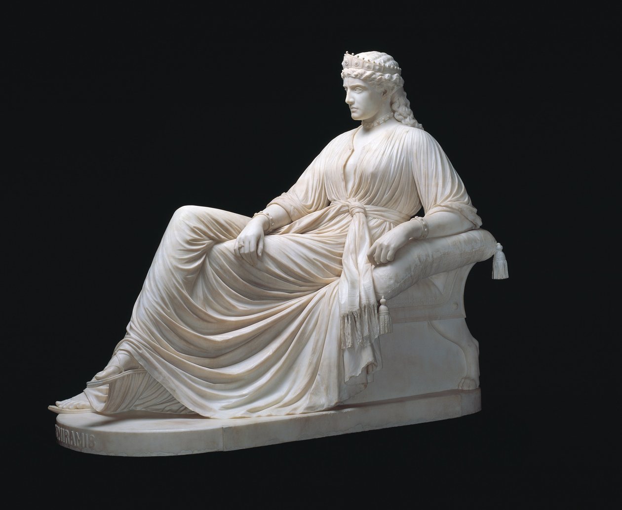 Semiramis, designet 1872, skåret 1873 (marmor) av William Wetmore Story