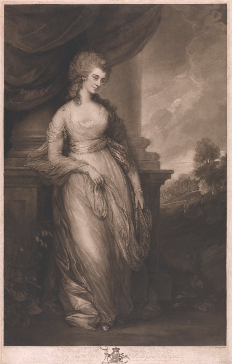 Hennes nåde hertuginnen av Devonshire av William Whiston Barney