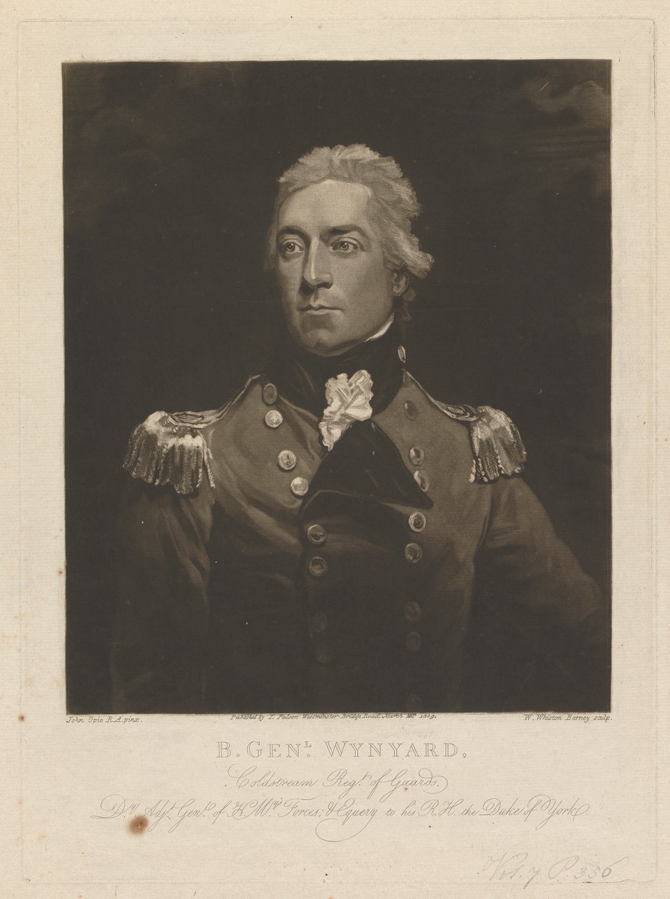 Generalløytnant William Wynyard av William Whiston Barney