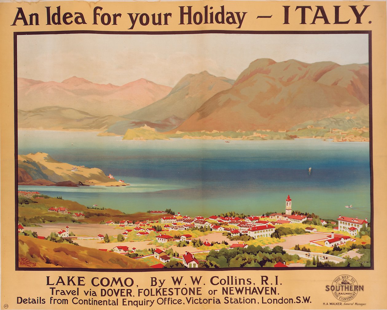 En idé for ferien - Italia av William Wiehe Collins