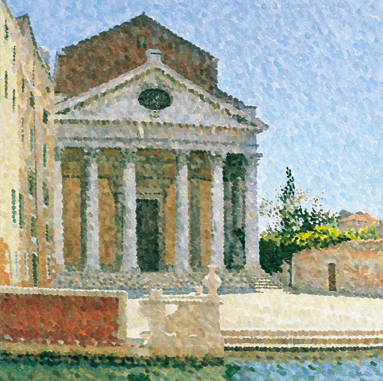 San Nicola dei Tolentini, Venezia, 2001 (Olje på lerret) av William Wilkins