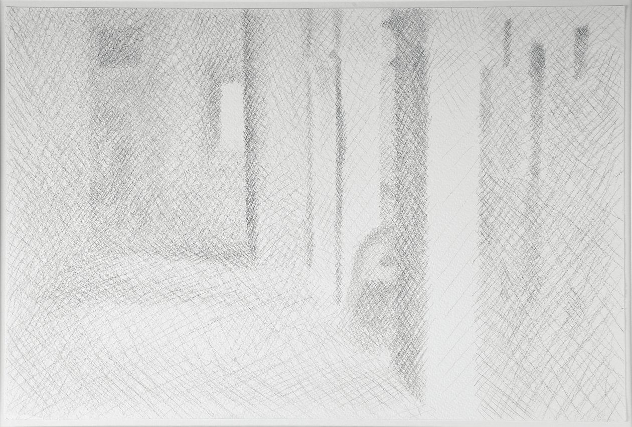 Sotoportego Salviati, Venezia, 2009 (blyant på papir) av William Wilkins