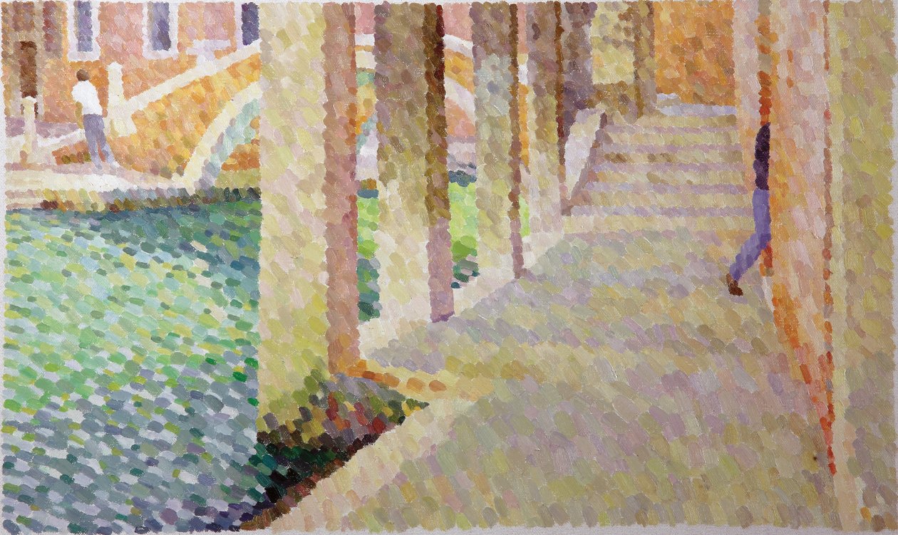 Sotoportego del Traghetto, 2011 (Olje på lerret) av William Wilkins